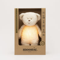 Moonie 2.0 Orsetto Organico con Luci e Rumori Bianchi - Sabbia