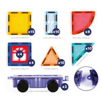 Gioco Magnetico Box Veicoli 63 pz