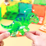 Gioco Magnetico- Set Tema Dinosauri 49 pz