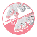 Learning Skates 2 in 1 - Rosa - Azzurro