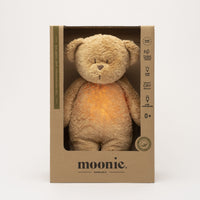 Moonie 2.0 Orsetto Organico con Luci e Rumori Bianchi - Cappuccino