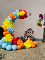 Allestimento Cerchio con Sagoma e Numerone
