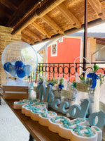 Allestimento tavola Confettata Battesimo