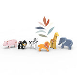 Set Animali di Legno ( abbinalo alla Mappa del Mondo)