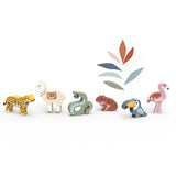 Set Animali di Legno ( abbinalo alla Mappa del Mondo)
