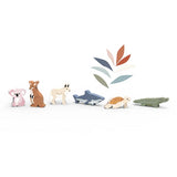 Set Animali di Legno ( abbinalo alla Mappa del Mondo)