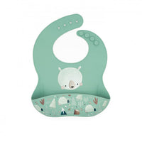 Bavaglino con Tasca in Silicone (disponibile in più fantasie)