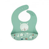 Bavaglino con Tasca in Silicone (disponibile in più fantasie)