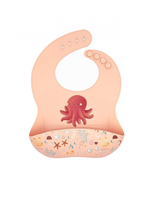 Bavaglino con Tasca in Silicone (disponibile in più fantasie)