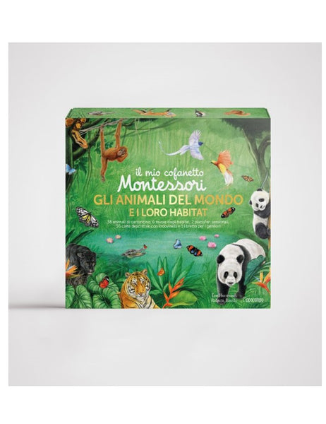 Il Mio Cofanetto Montessori-Gli animali del mondo e il loro habitat
