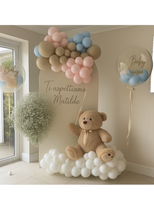 Allestimento Baby Shower Pannello e bubble
