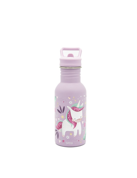 Borraccia in acciaio inox da 500 ml - Unicorno Sparkly