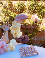 Allestimento Cerchio con Nome e Sagoma