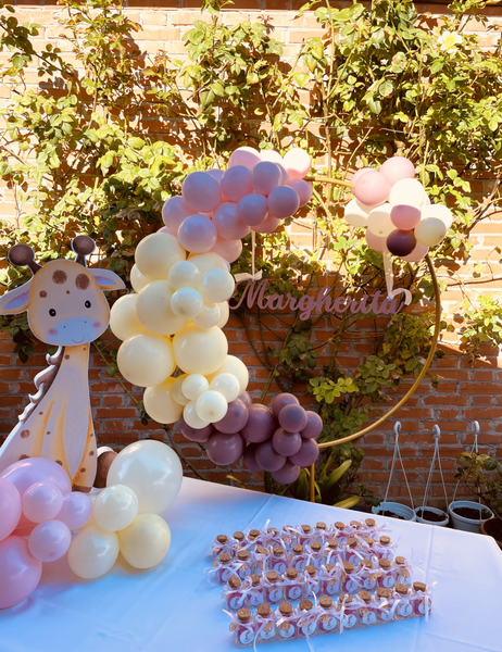 Allestimento Cerchio con Nome e Sagoma
