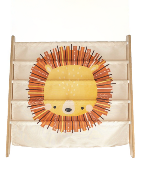 Libreria Montessoriana da pavimento - Leone-Unicorno-Dinosauro-Elefante