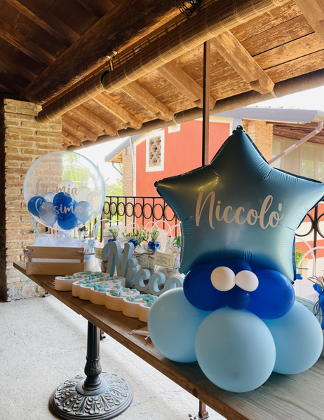 Allestimento tavola Confettata Battesimo