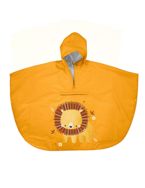 Poncho impermeabile per bambini - Leone Chompy