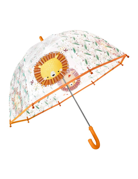 ThreeH Ombrello trasparente a forma di fiore con apertura ThreeH Ombrello trasparente a forma di fiore con apertura