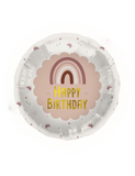 Pallone Birthday Rainbow Pink - Blu