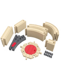 Trenino in Legno – Set Espansione Binari – 50 Pezzi