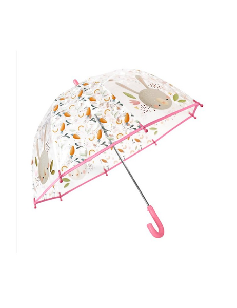 Ombrello trasparente per bambini - Coniglietta Fluffy