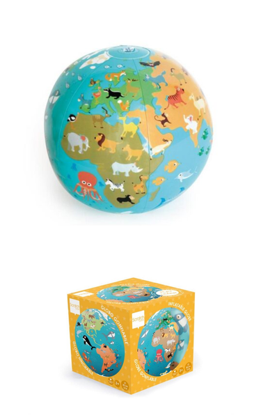 Mappamondo regno animale