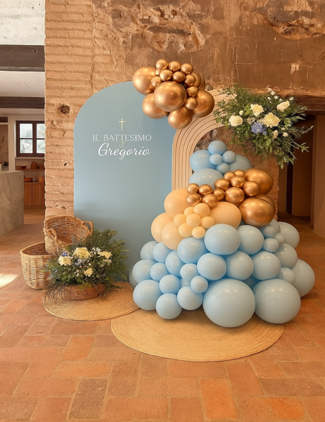 Allestimento Doppio Pannello e Cascata Palloncini xL