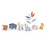 Set Animali di Legno ( abbinalo alla Mappa del Mondo)