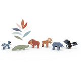 Set Animali di Legno ( abbinalo alla Mappa del Mondo)