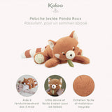 Peluche Pesato Panda Rosso