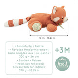 Peluche Pesato Panda Rosso