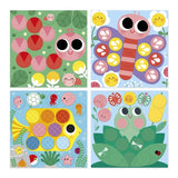 Set di adesivi creativi Autour de l'étang - 2 anni