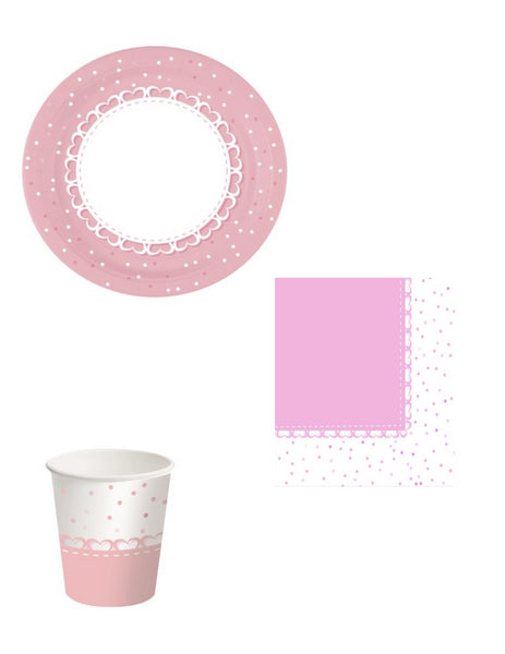Kit Party-Basic cuori Rosa