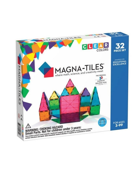 Magna Tiles Clear Colors - 32 Pezzi