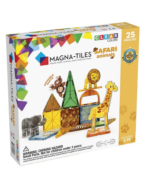 Magna Tiles Safari Animals - 25 Pezzi