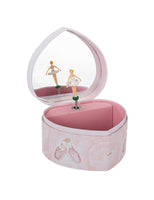 Portagioie Carillon Ballerina Cuore Luminoso - Rosa